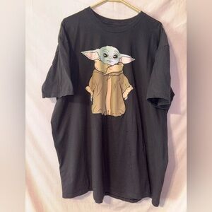 MAD Engine Black Baby Yoda Short Sleeve Tee